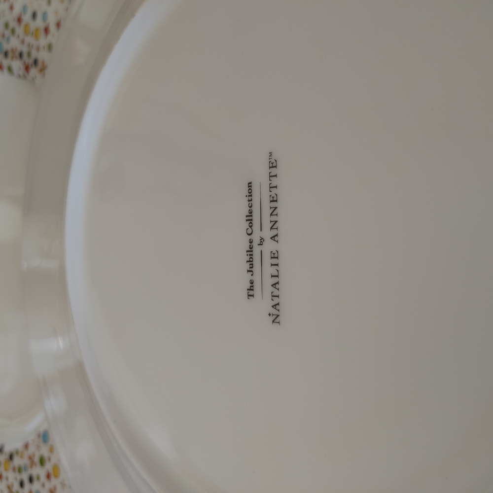 Colorful Patterned Dinnerware Set - Picture 2 of 7